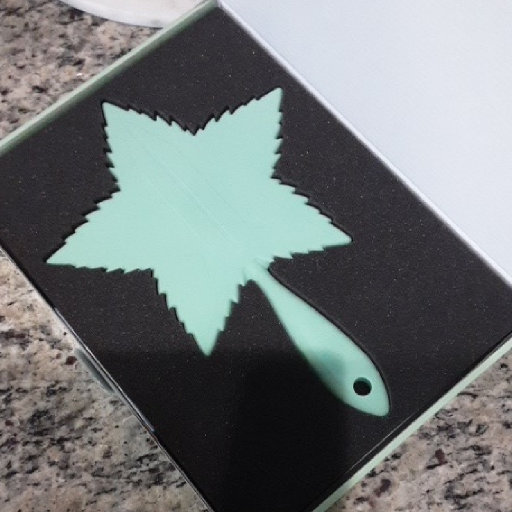 Jeffree Star Mint Green Leaf Mirror